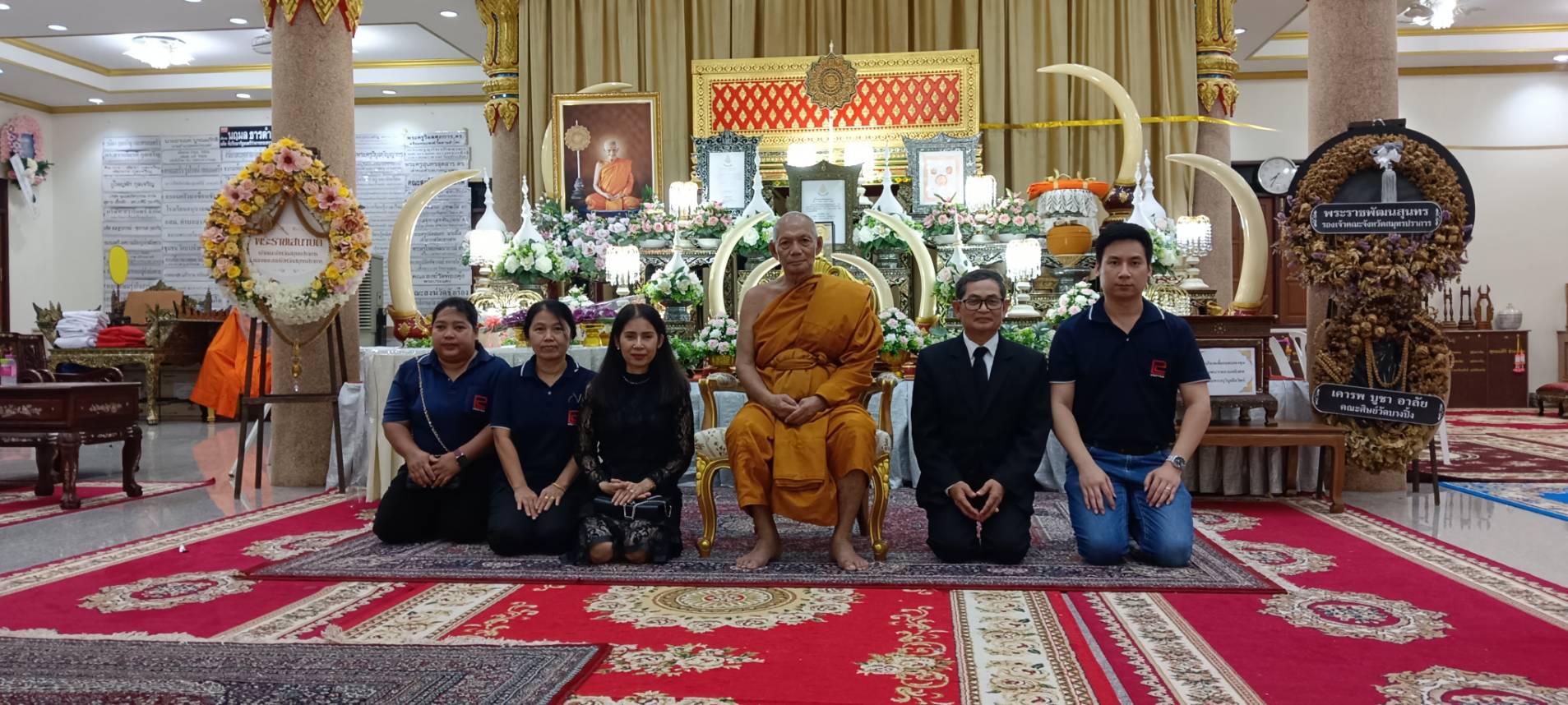 งานสวดอภิธรรมพระครูวิบูลสีลวัฒน์ วัดบางหัวเสือ